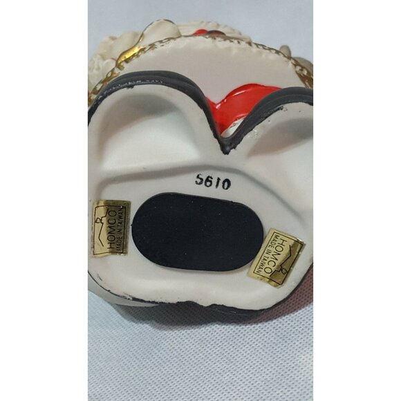 Vintage Santa Claus Christmas Holiday Homco Decor Made In Taiwan Piggy Bank - Picture 8 of 9